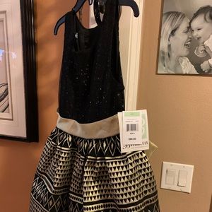 Little girls dress with crinoline underneath.